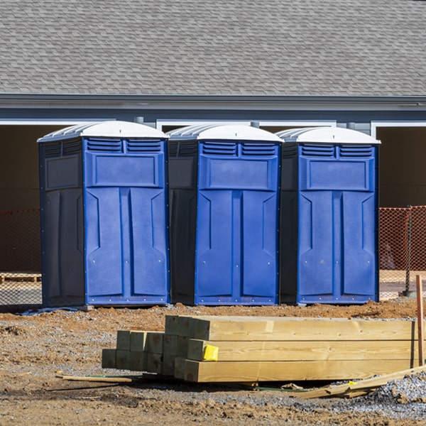 how can i report damages or issues with the portable restrooms during my rental period in Ridgeville